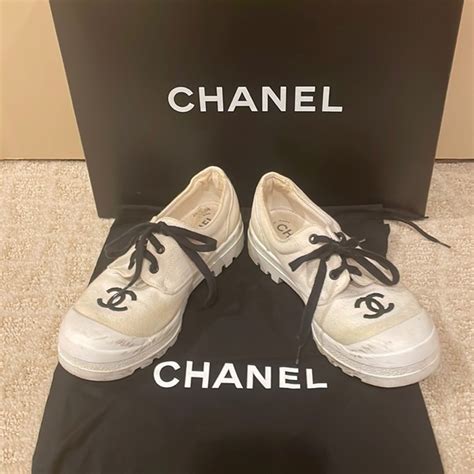 chanel canvas shoes amazon|Chanel sneakers price euro.